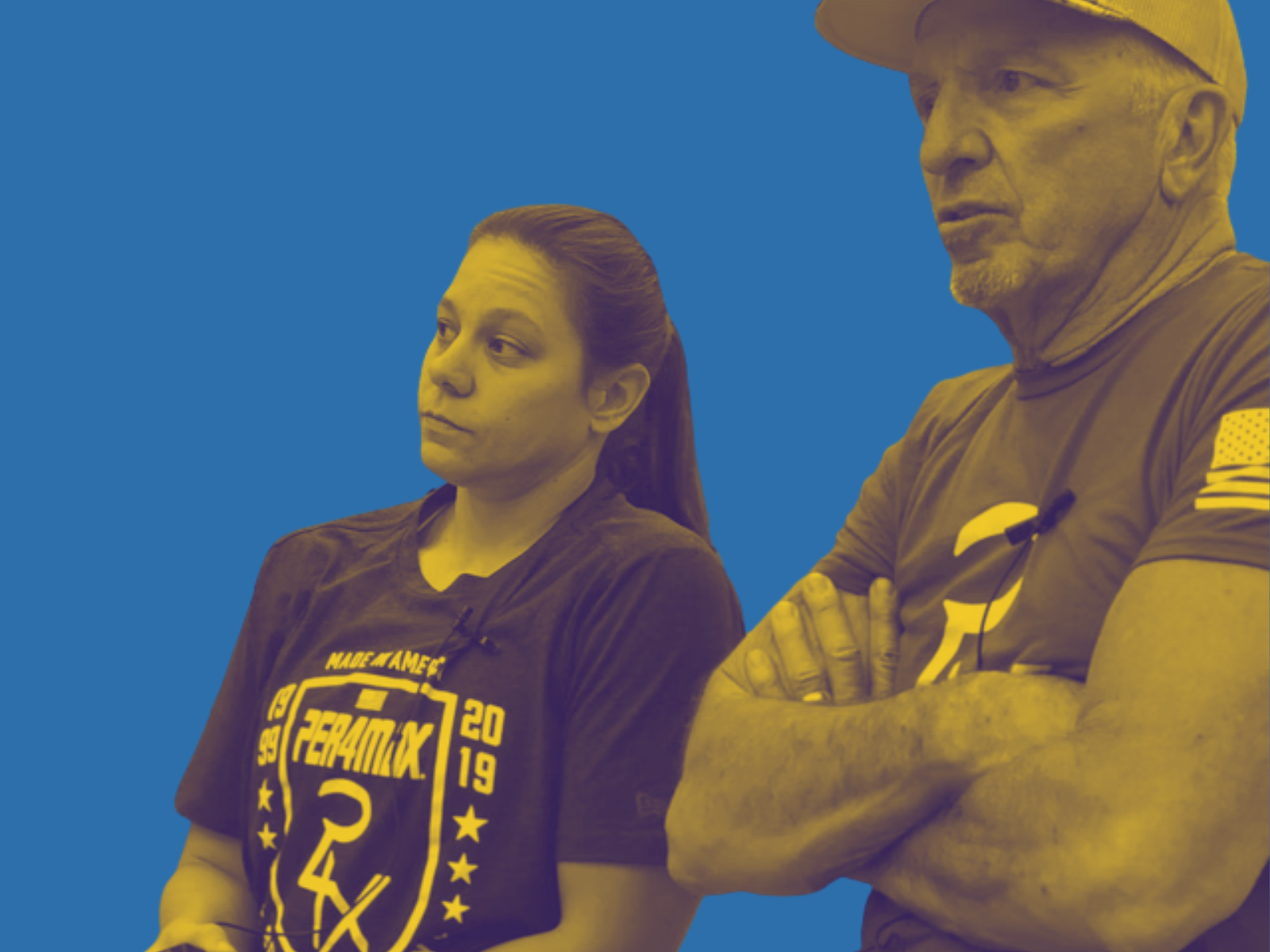 Author David Kiley is on the right side of the image with his arms folded standing next to a colleague