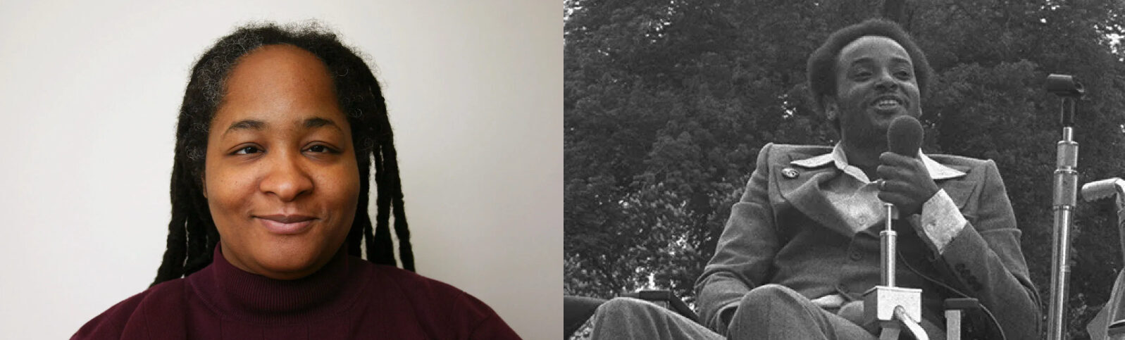 This is a four-panel photo array of Black Disabled activists Anita Cameron, Brad Lomax, Johnnie Lacy (left) and Keith Jones.